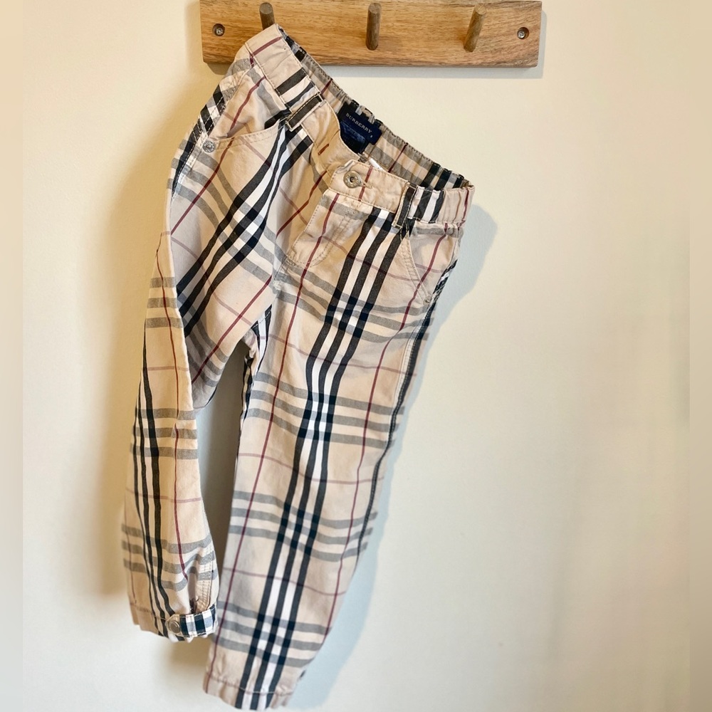 BURBERRY NOVA CHECK PANTS TODDLER 3T